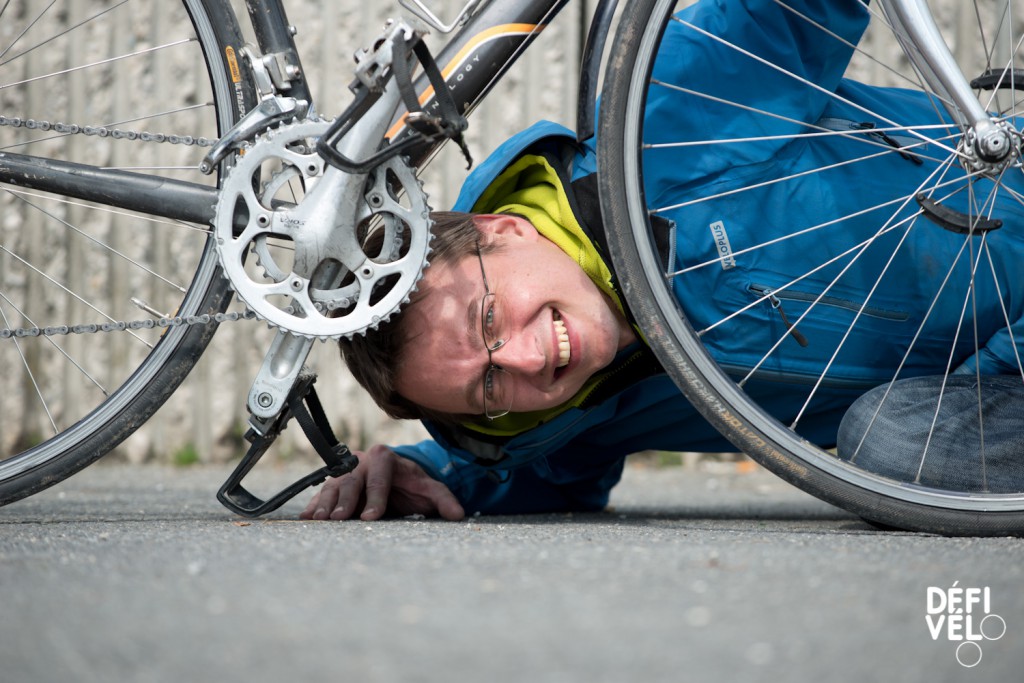 Lausanne, samedi 24 avril 2017. Montbenon. Formation moniteurs DEFI Vélo. Gaëtan Milliard Copyright © Marius Affolter 2017