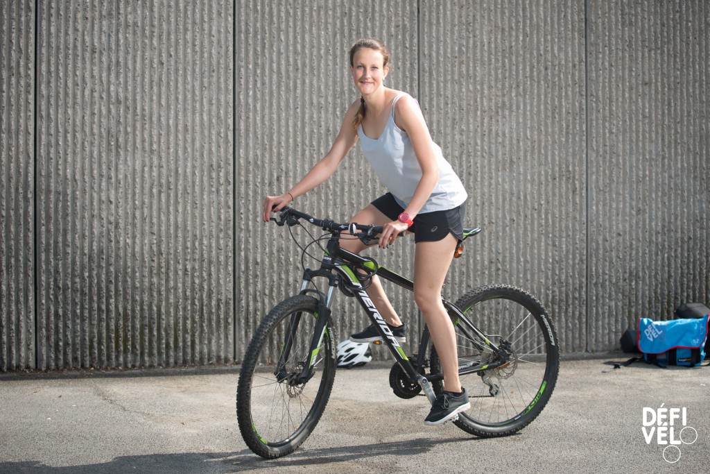 Lausanne, mercredi 14 juin 2017. Montbenon. Finale DEFI Vélo. Portraits des moniteurs et monitrices. Joelle Favre. Copyright © Marius Affolter 2017