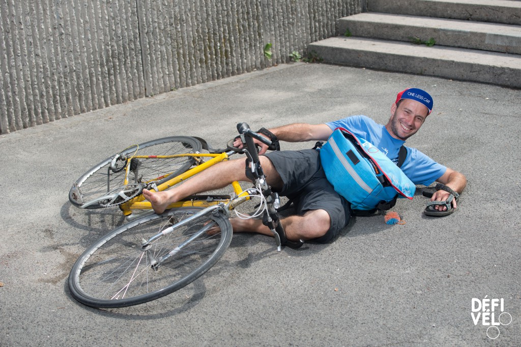 Lausanne, mercredi 14 juin 2017. Montbenon. Finale DEFI Vélo. Portraits des moniteurs et monitrices. Mathieu Genoud. Copyright © Marius Affolter 2017