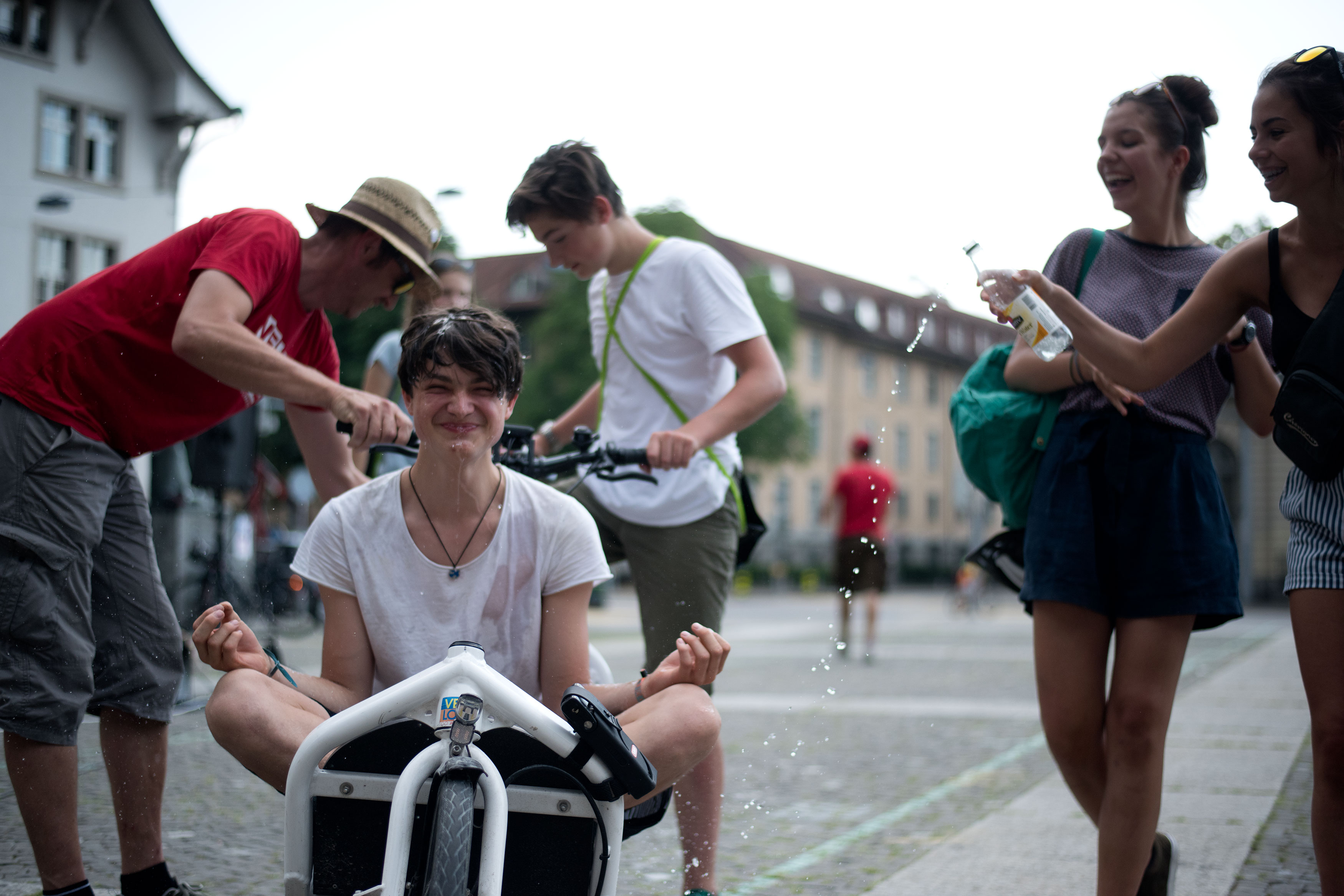 Zürich, mercredi 21 juin 2017. Helvetiaplatz et environs. Finale Suisse Allemande de DEFI Vélo. Copyright © Marius Affolter 2017